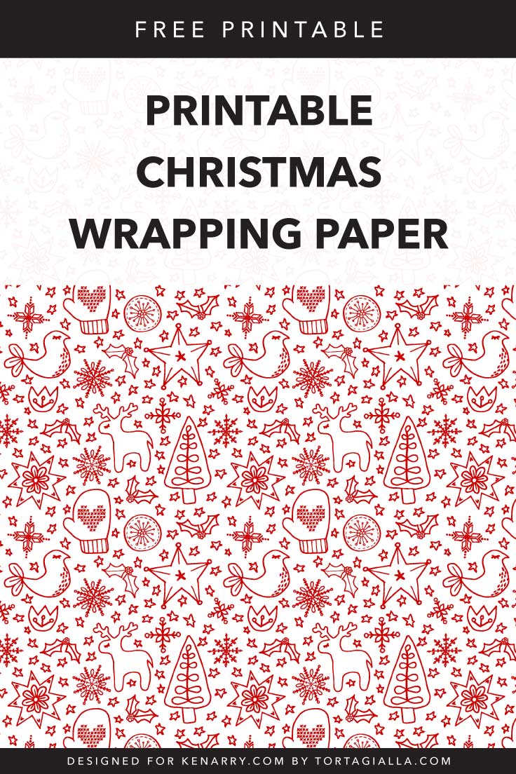 printable christmas wrapping paper : free download - ideas for the